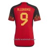 Camiseta de fútbol Bélgica Lukaku 9 Primera Equipación Mundial 2022 - Hombre